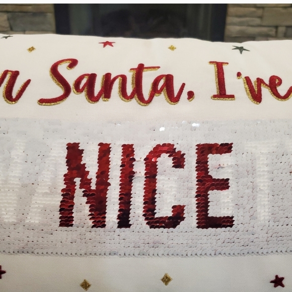Dear Santa Pillow-NWT - Picture 4 of 6